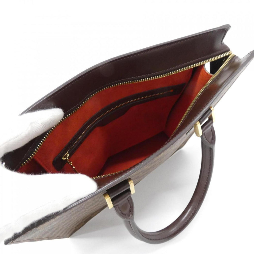 Louis Vuitton Brown Coated Canvas Handbag