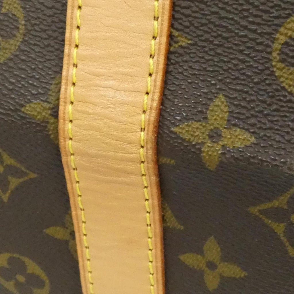Louis Vuitton Marron Coated Canvas Boston Bag