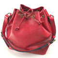 Louis Vuitton Castilian Red Red Color Epi Leather Shoulder Bag