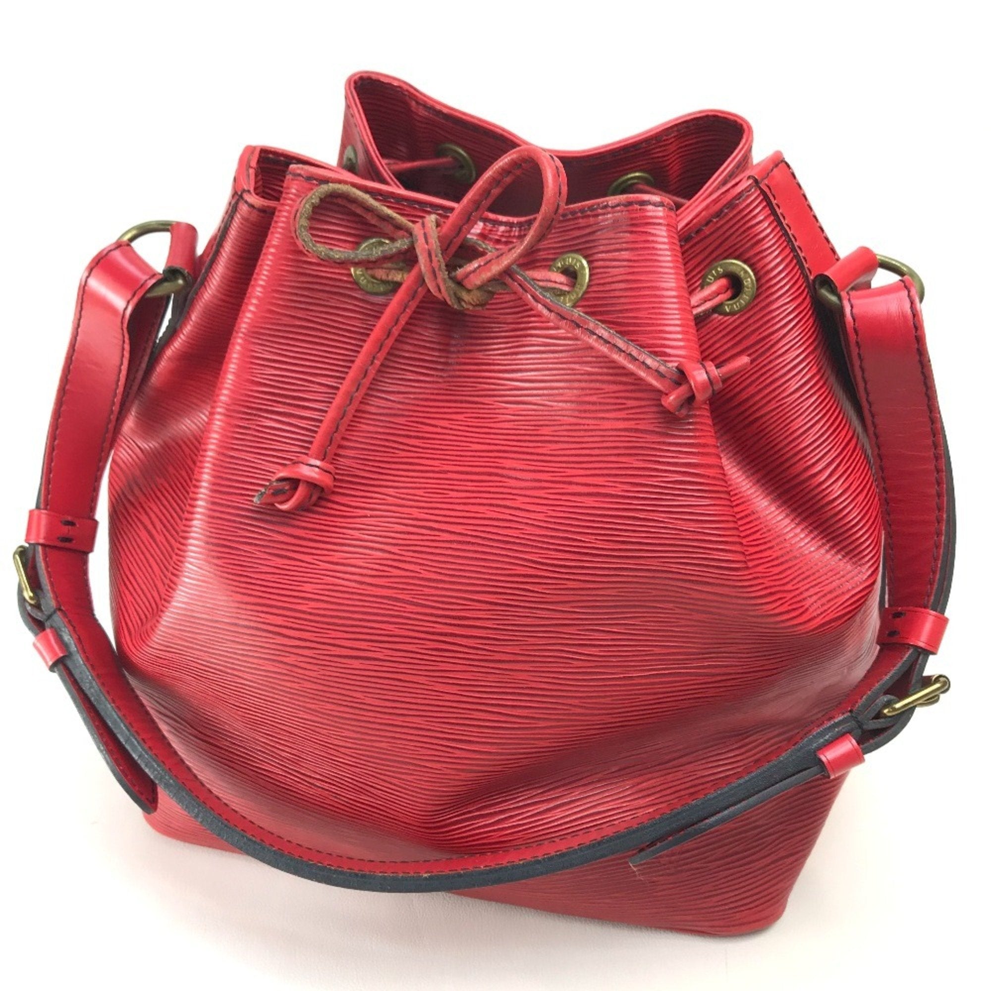 Louis Vuitton Castilian Red Red Color Epi Leather Shoulder Bag
