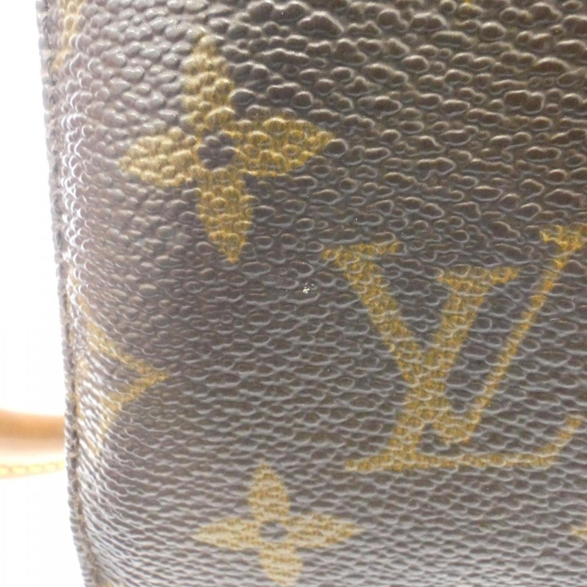 Louis Vuitton Brown Coated Canvas Shoulder Bag