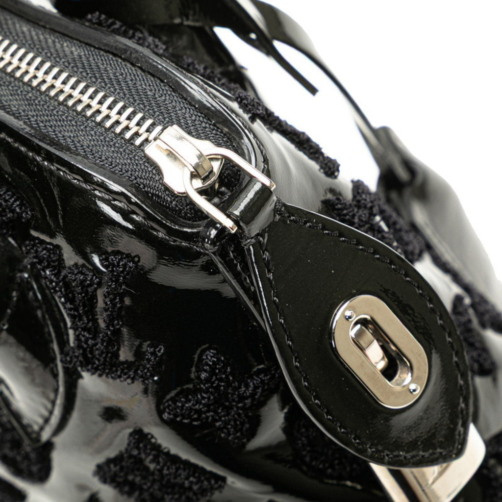 Louis Vuitton Black Noir Patent Leather Handbag