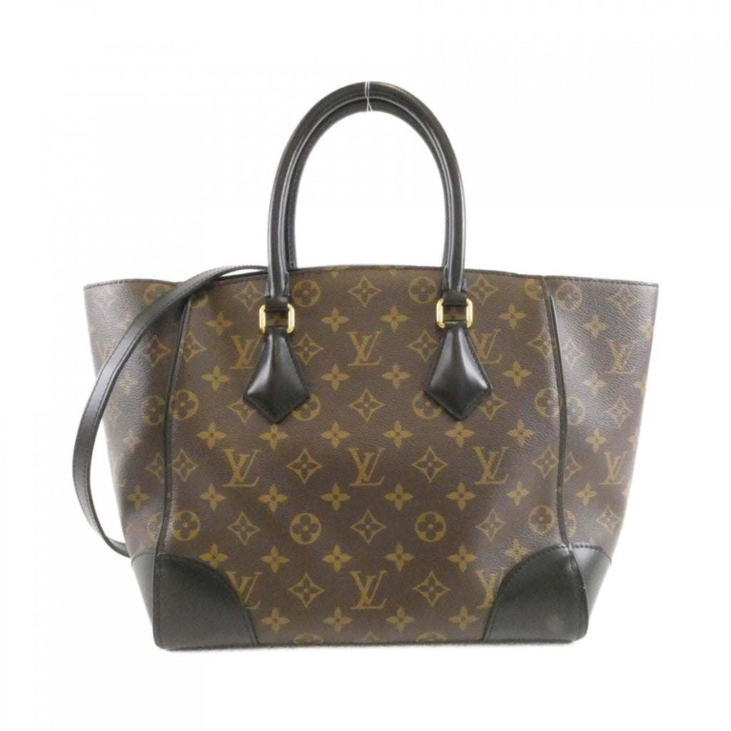 Louis Vuitton Black Coated Canvas Handbag