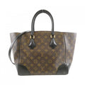 Louis Vuitton Black Coated Canvas Handbag