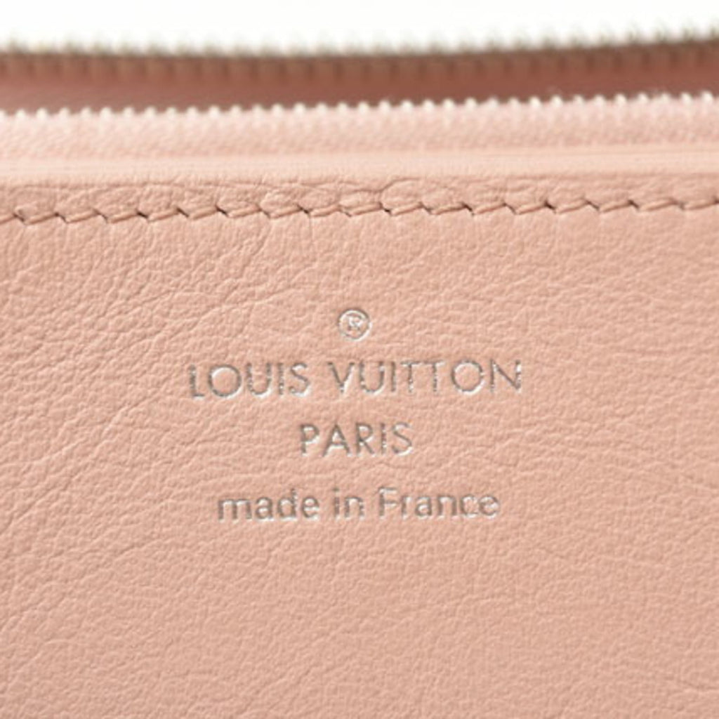 Louis Vuitton Magnolia Pink Leather Long Wallet