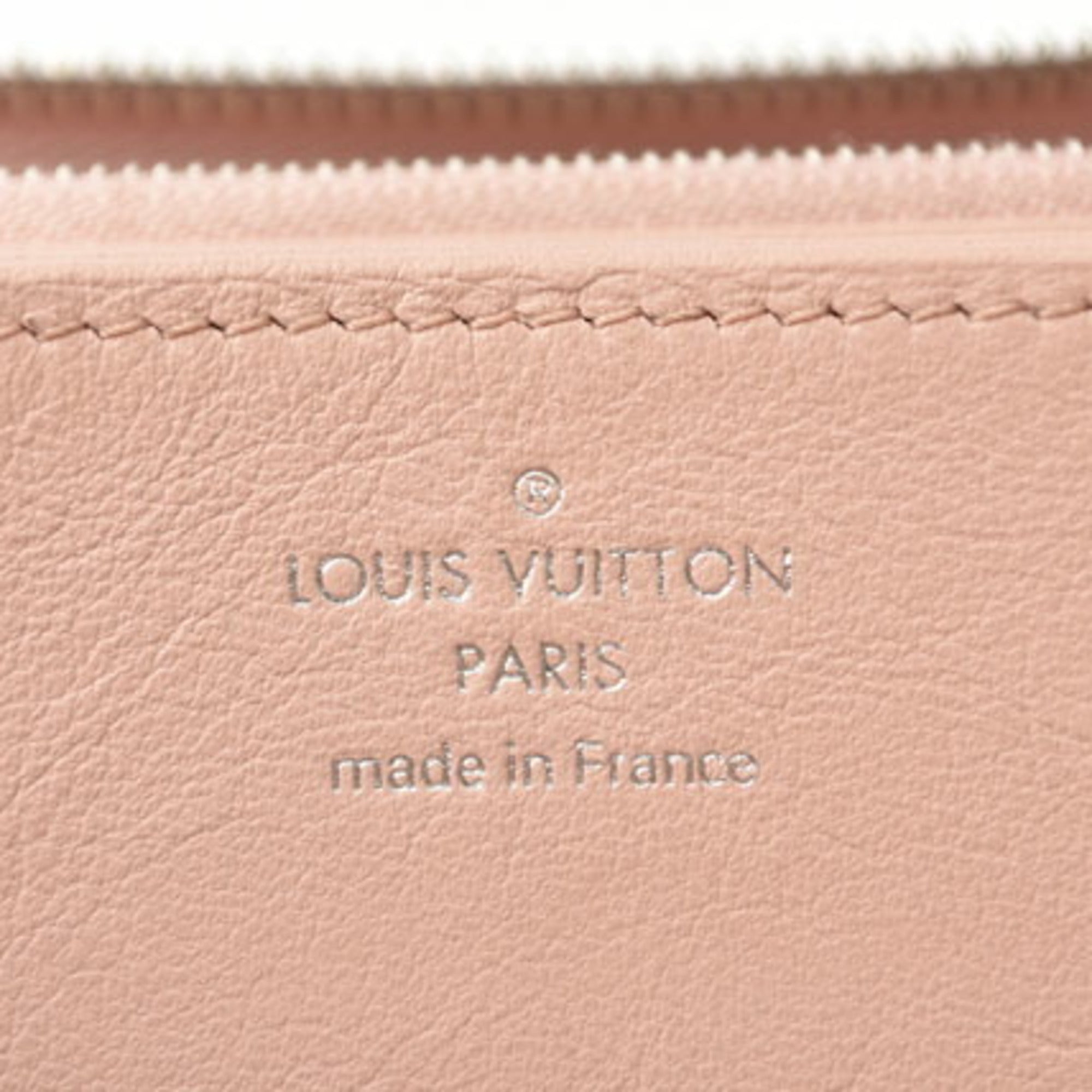 Louis Vuitton Magnolia Pink Leather Long Wallet