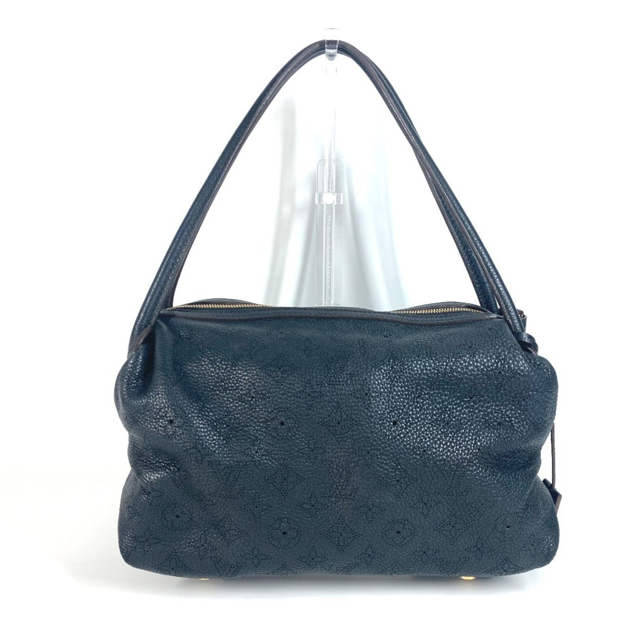 Louis Vuitton Mahina Black Noir Mahina Leather Shoulder Bag