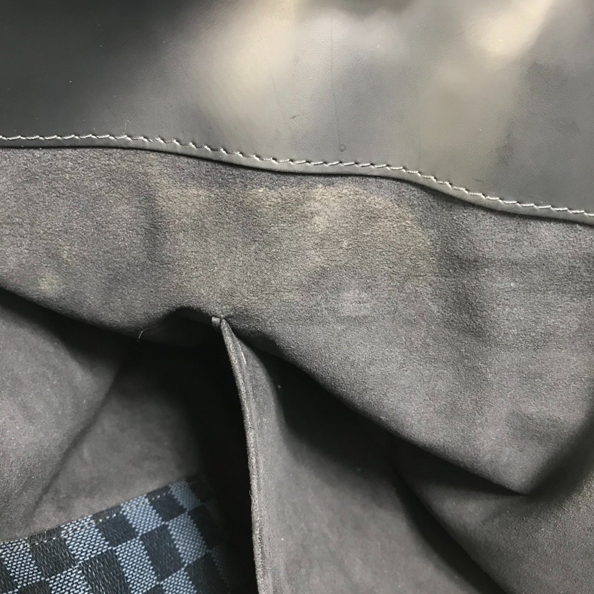 Louis Vuitton Damier Cobalt Black Navy Shoulder Bag Tote Bag