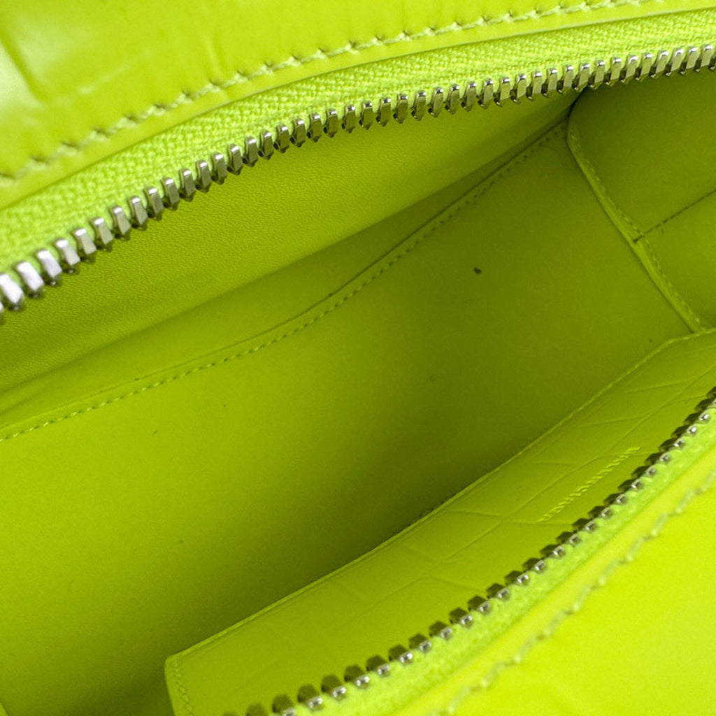 Balenciaga Yellow Leather Handbag Shoulder