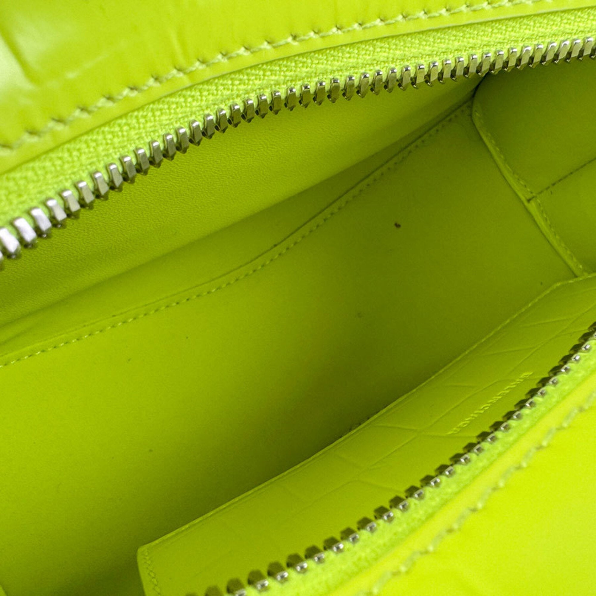 Balenciaga Yellow Leather Handbag Shoulder
