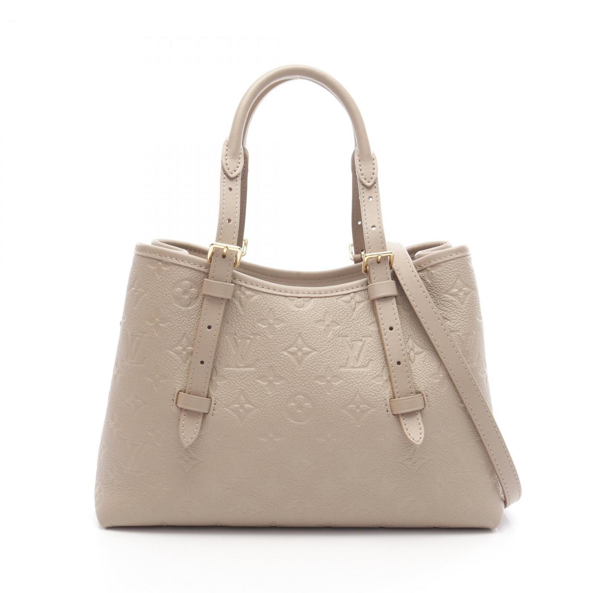 Louis Vuitton Beige Leather Handbag