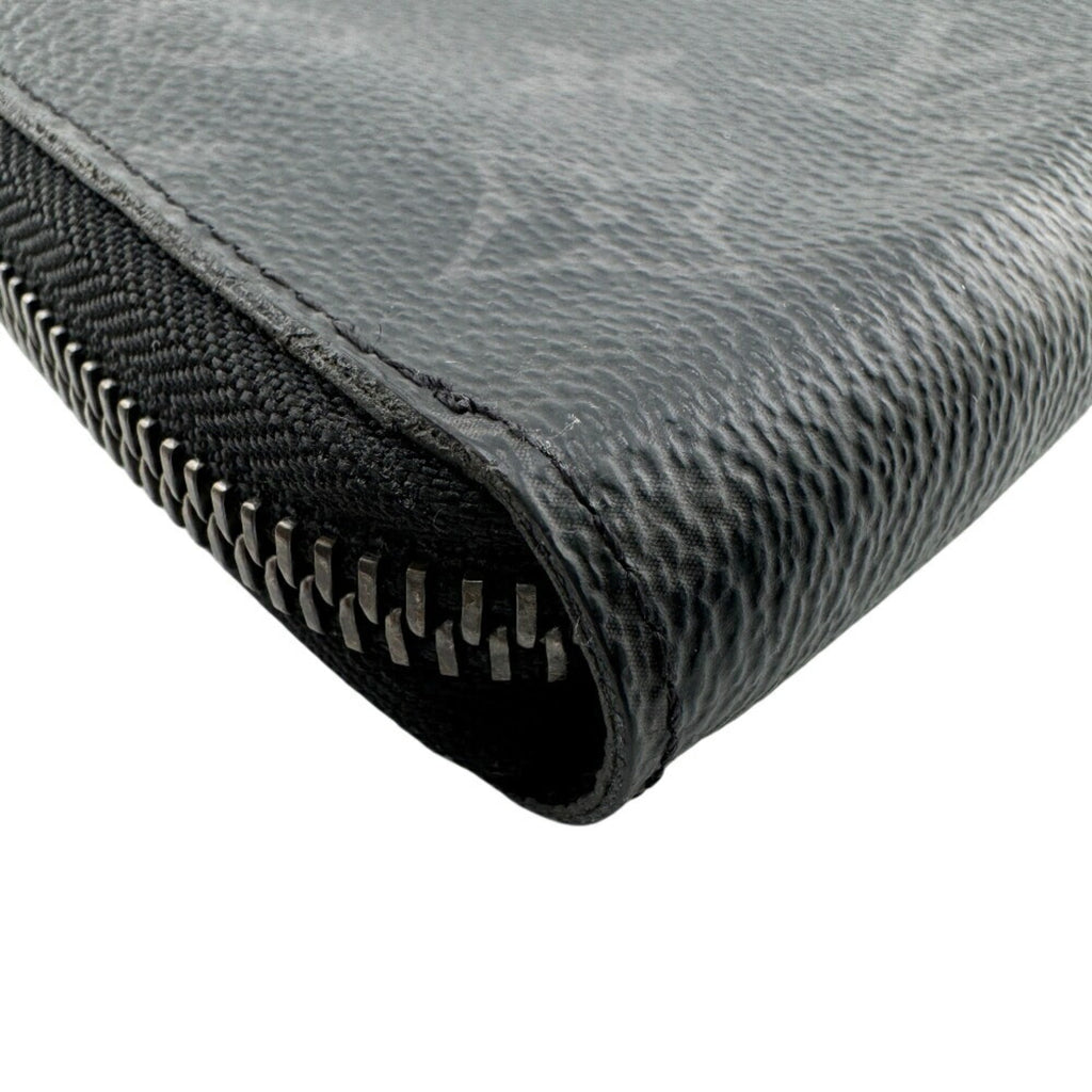 Louis Vuitton Black Gray Monogram Eclipse Monogram Eclipse Wallet