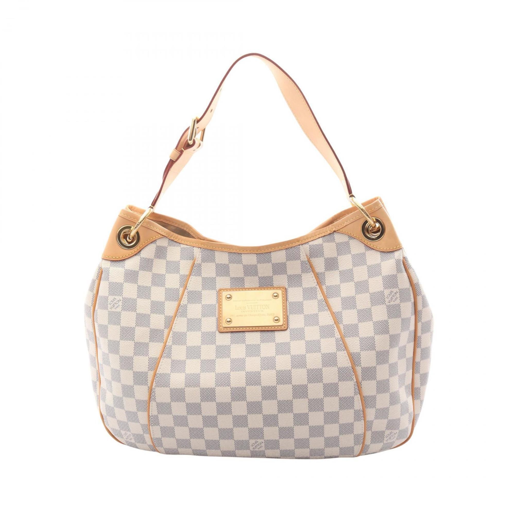 Louis Vuitton Damier Azur White Coated Canvas Shoulder Bag