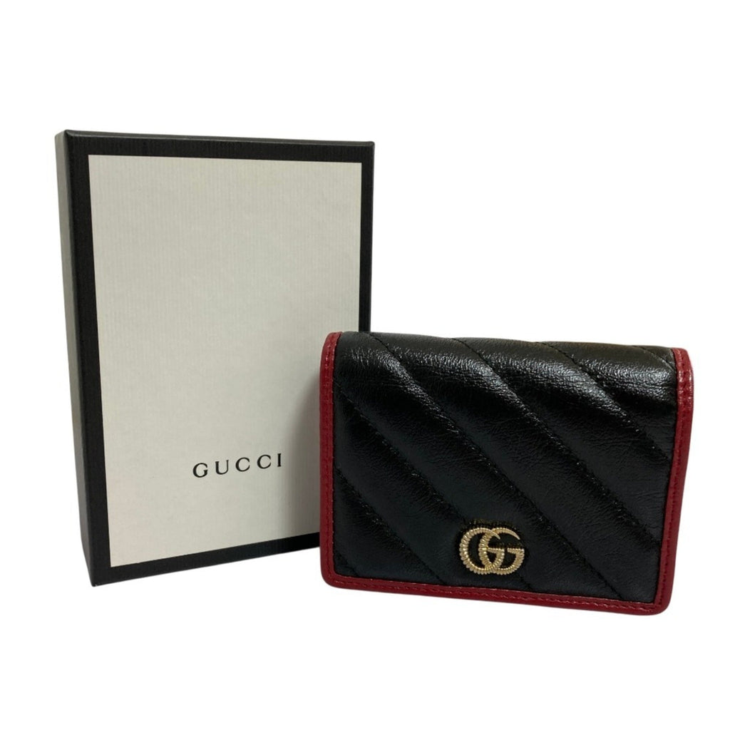 Gucci Black Leather Wallet (Bi-Fold) (Pre-Owned)