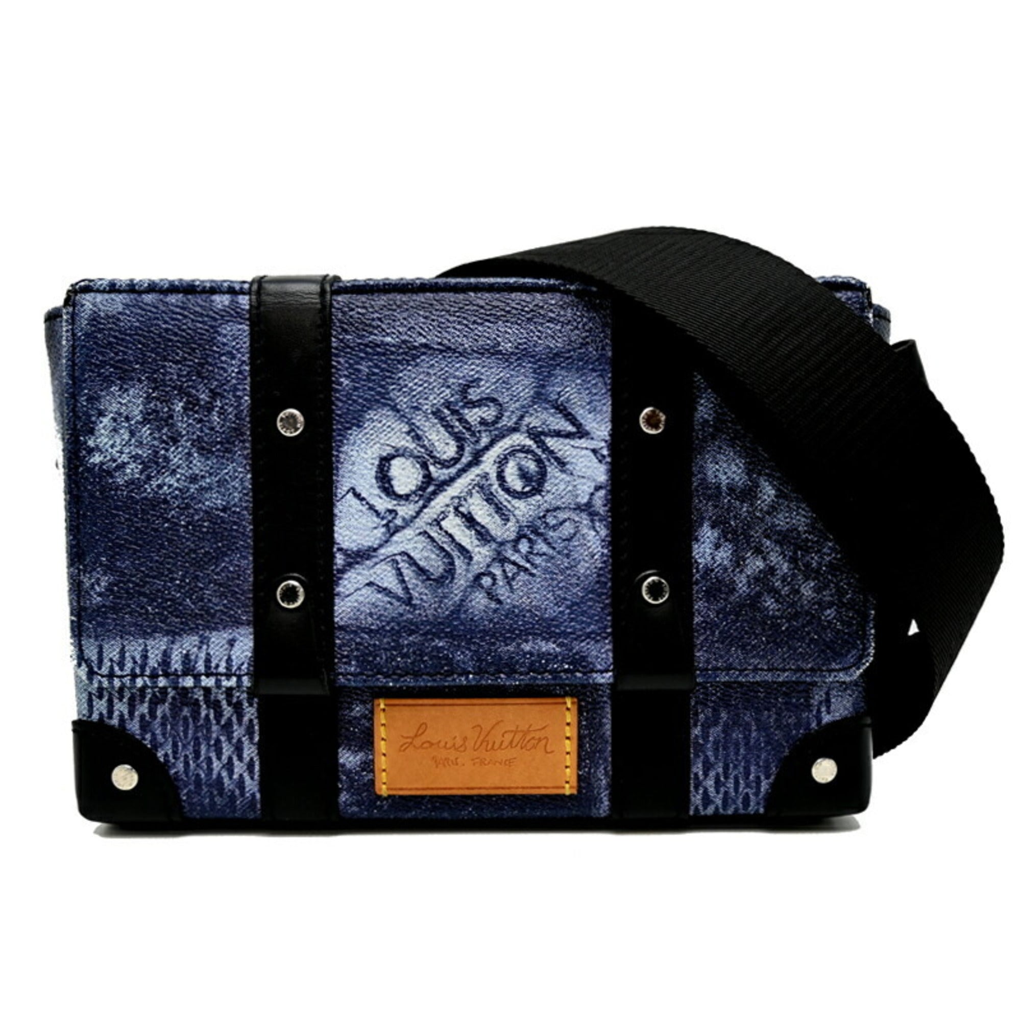 Louis Vuitton Damier Blue Damier Canvas Galle Pvc Fanny Pack