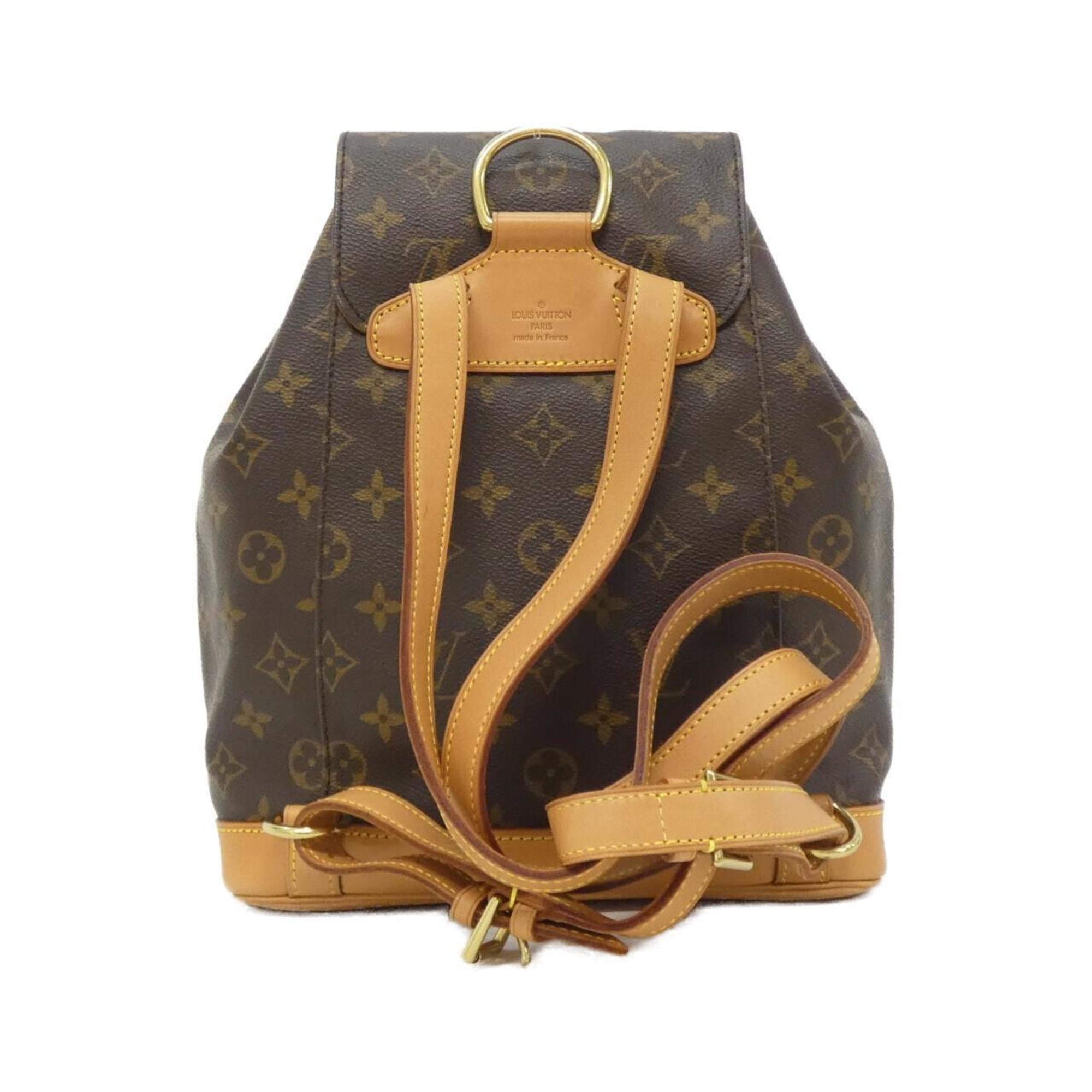 Louis Vuitton Monogram Marron Coated Canvas Backpack