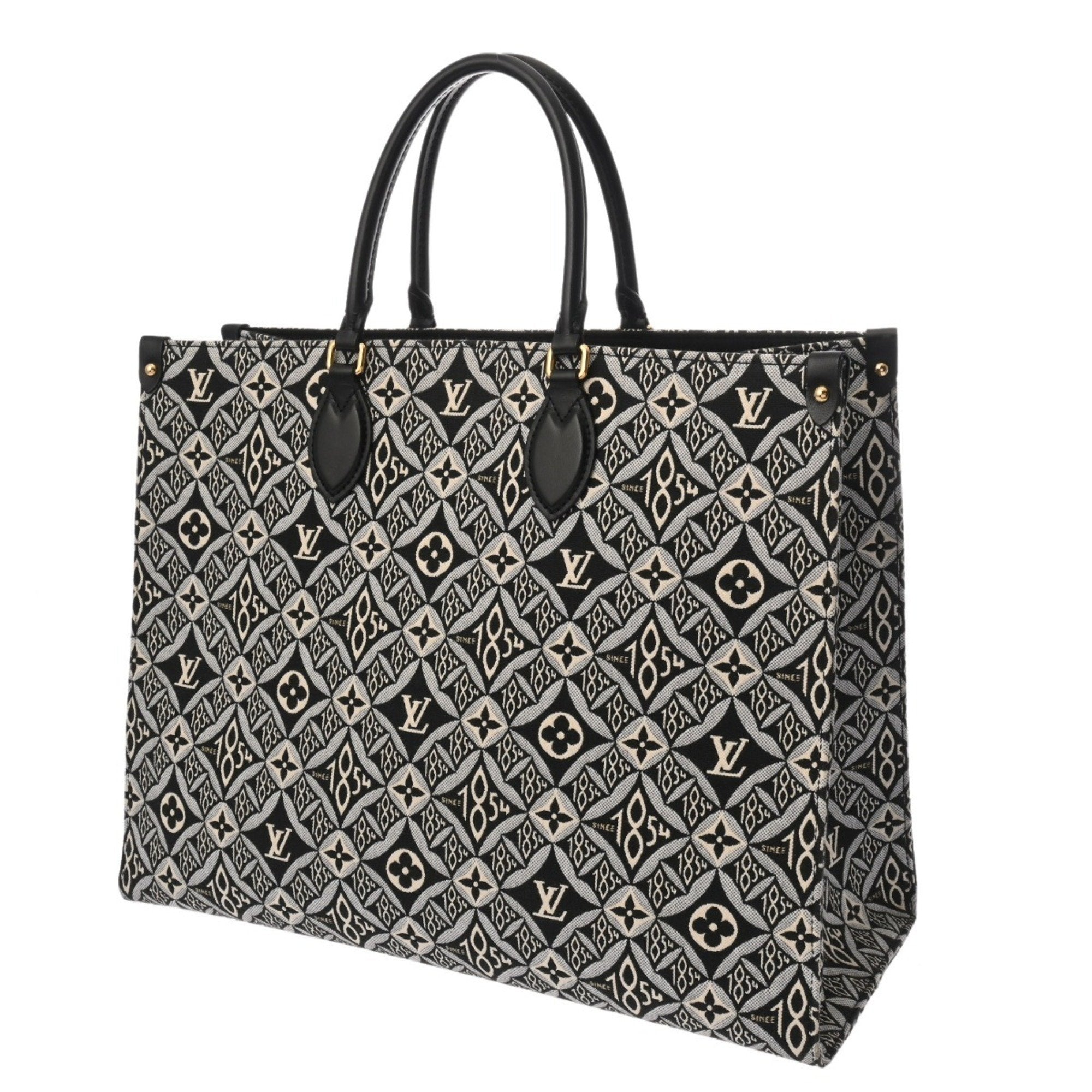 Louis Vuitton Black White Monogram Handbag