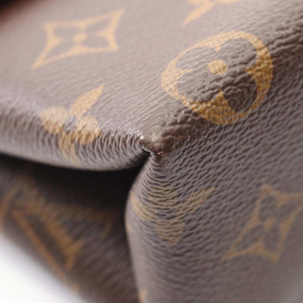 Louis Vuitton Brown Coquelicots Monogram Red Color Coated Canvas Leather Handbag