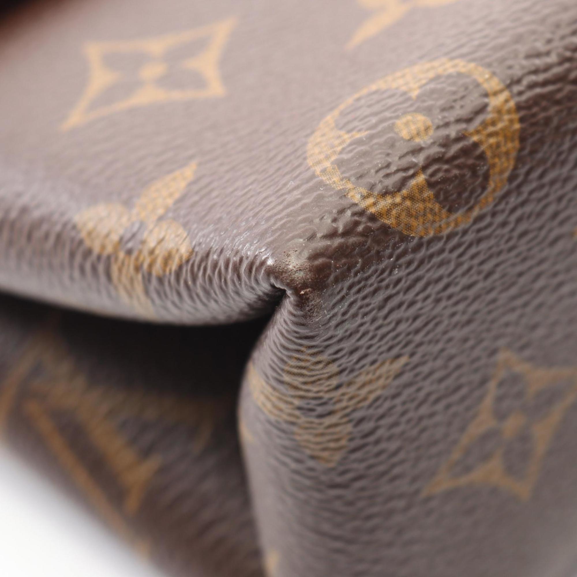 Louis Vuitton Brown Coquelicots Monogram Red Color Coated Canvas Leather Handbag