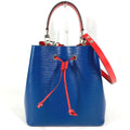 Louis Vuitton Blue Green Red Color Epi Leather Shoulder Bag