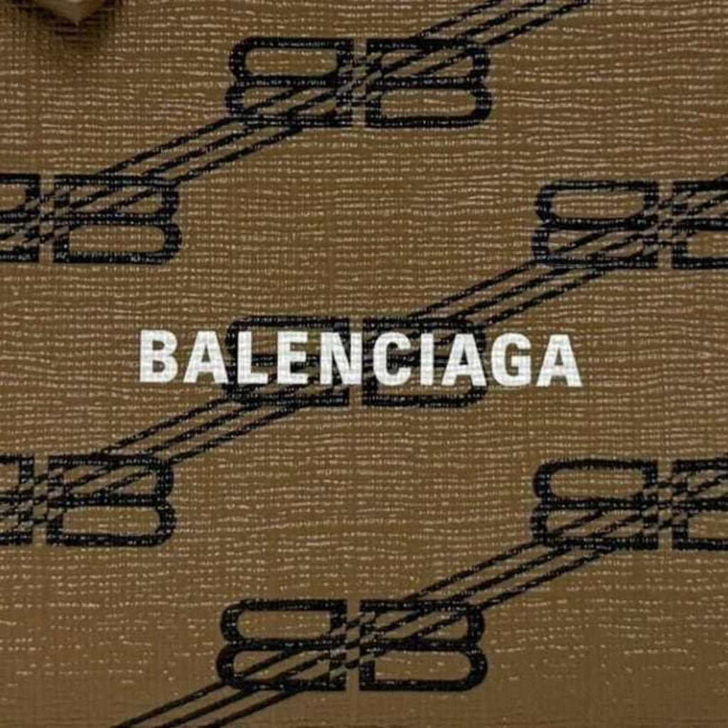 Balenciaga Beige Pvc Leather Coin Purse/Coin Case