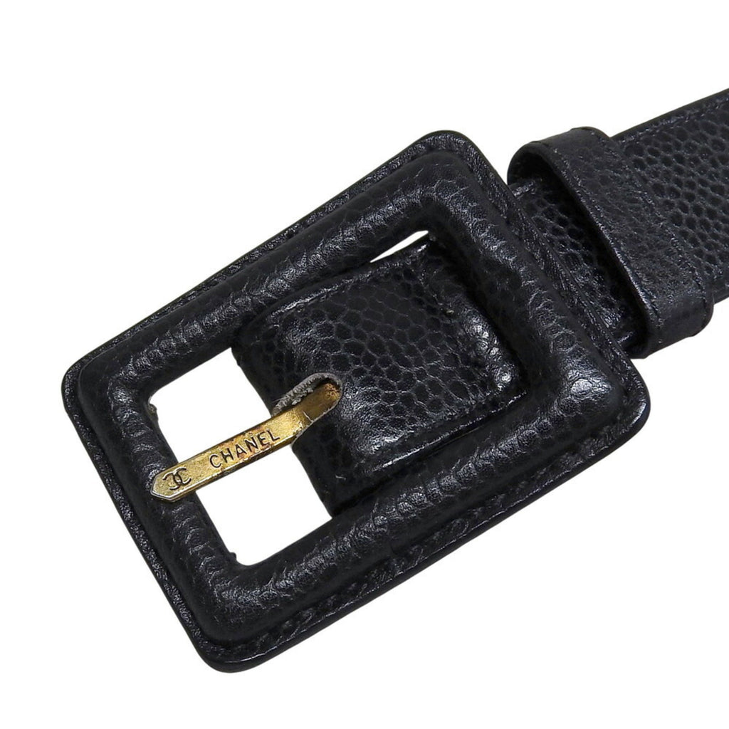 Chanel Black Grained Calfskin Fanny Pack