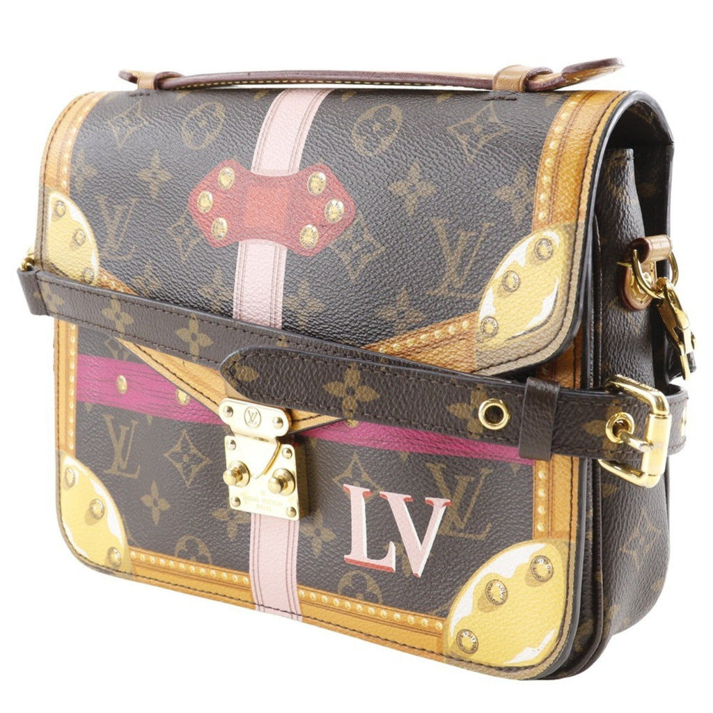 Louis Vuitton Brown Monogram Pochette Shoulder Bag