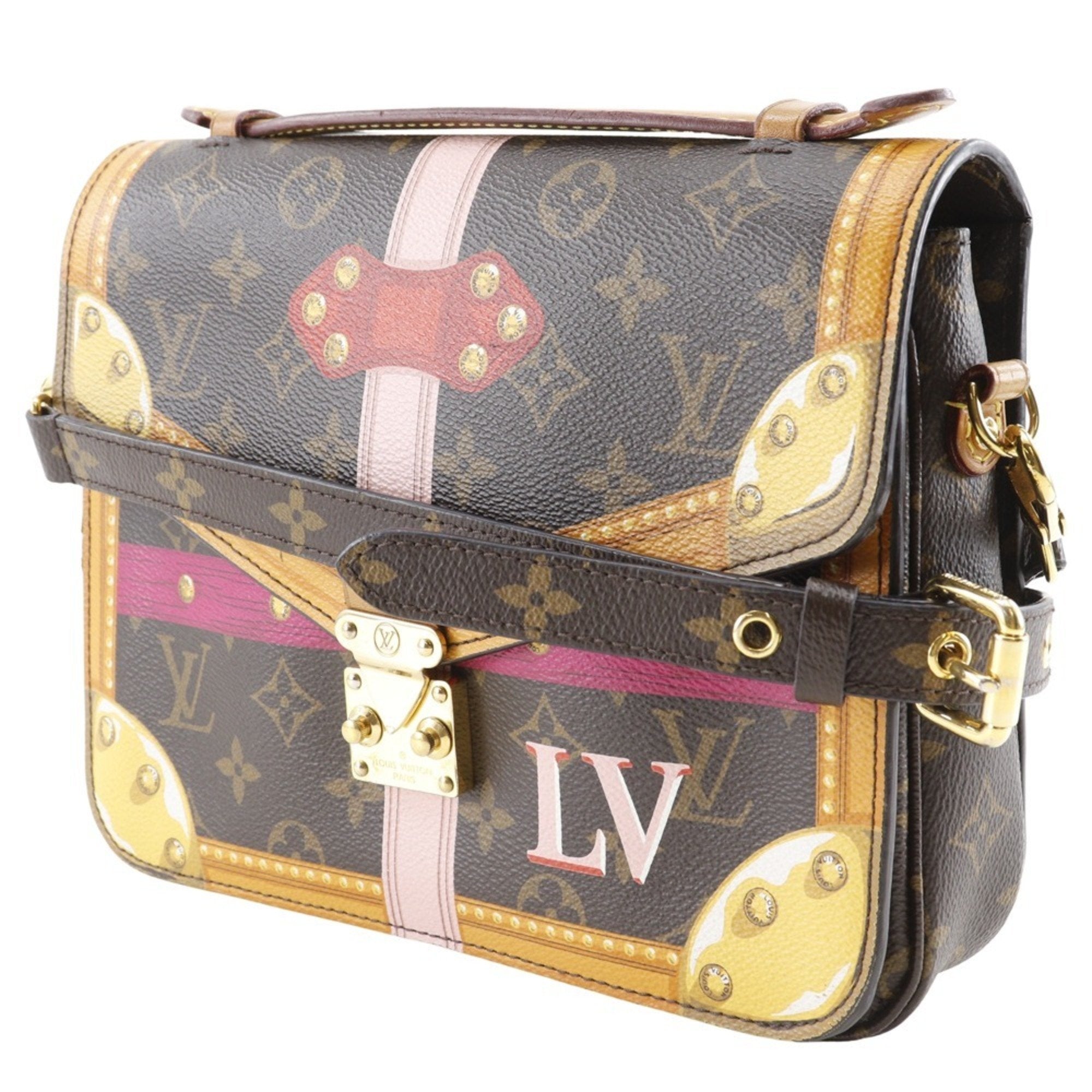 Louis Vuitton Brown Monogram Pochette Shoulder Bag
