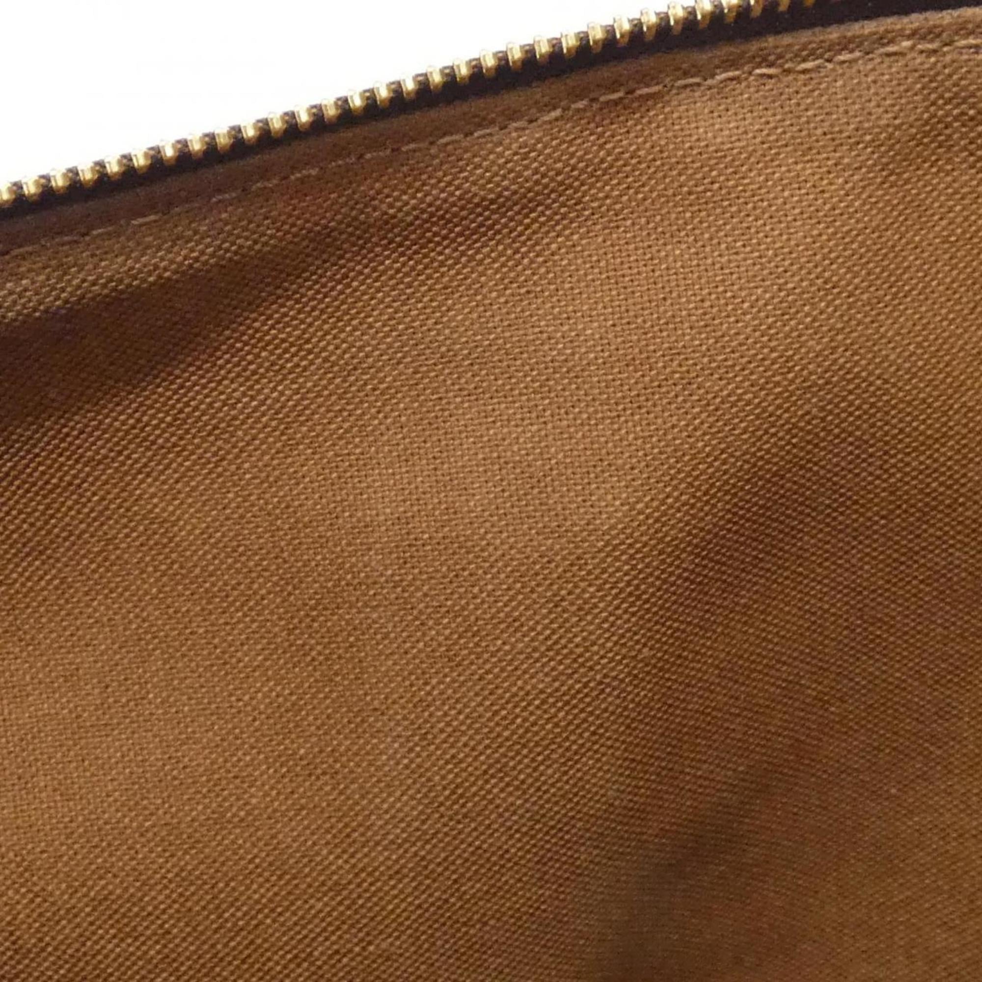 Louis Vuitton Marron Coated Canvas Handbag