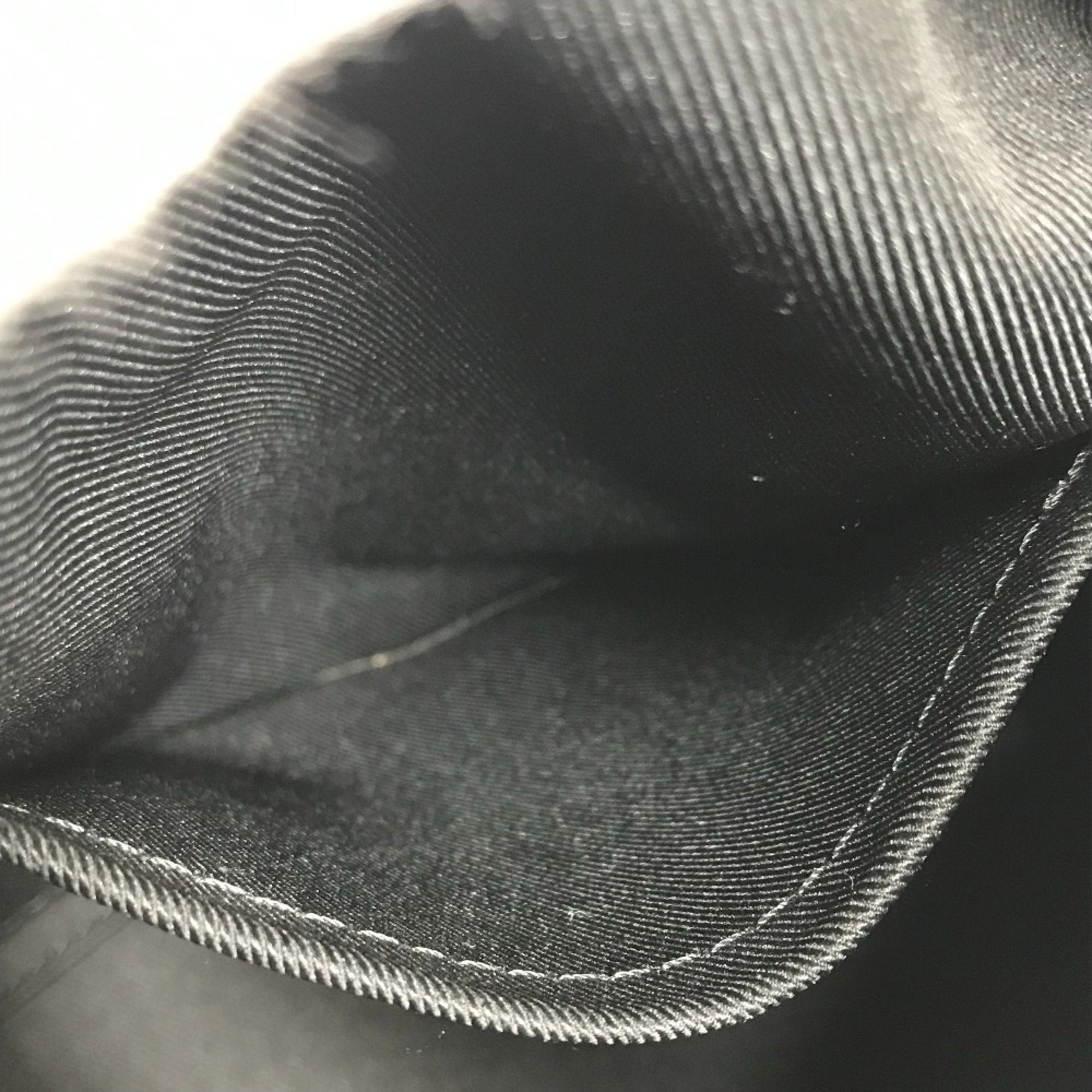 Louis Vuitton Black Noir Leather Clutch Bag Shoulder Bag