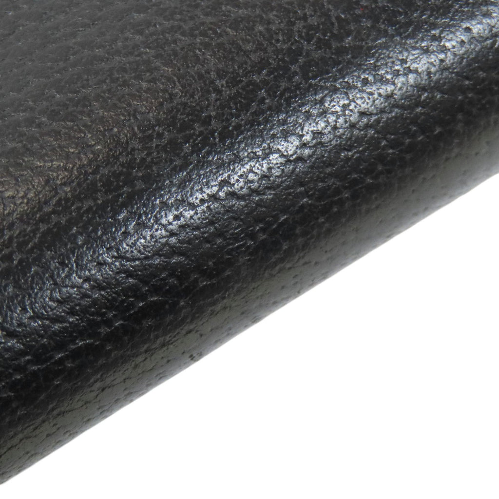 Gucci Black Leather Long Wallet (Bi-Fold) (Pre-Owned)