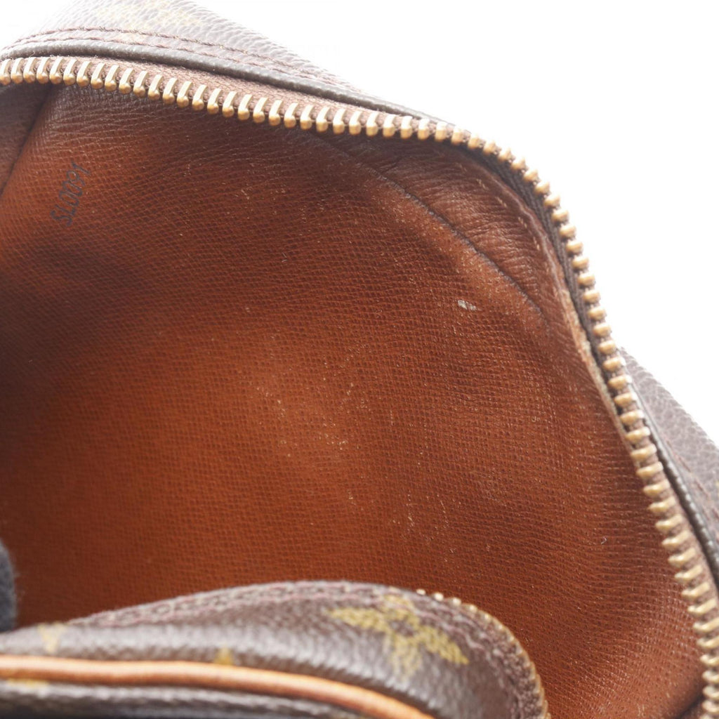 Louis Vuitton Brown Pvc Coated Canvas Leather Shoulder Bag