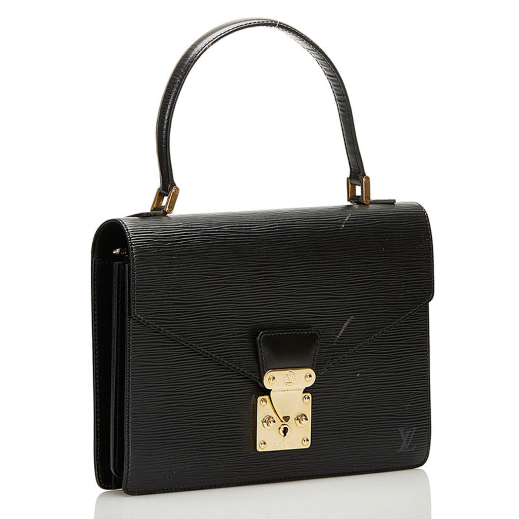 Louis Vuitton Black Noir Leather Handbag