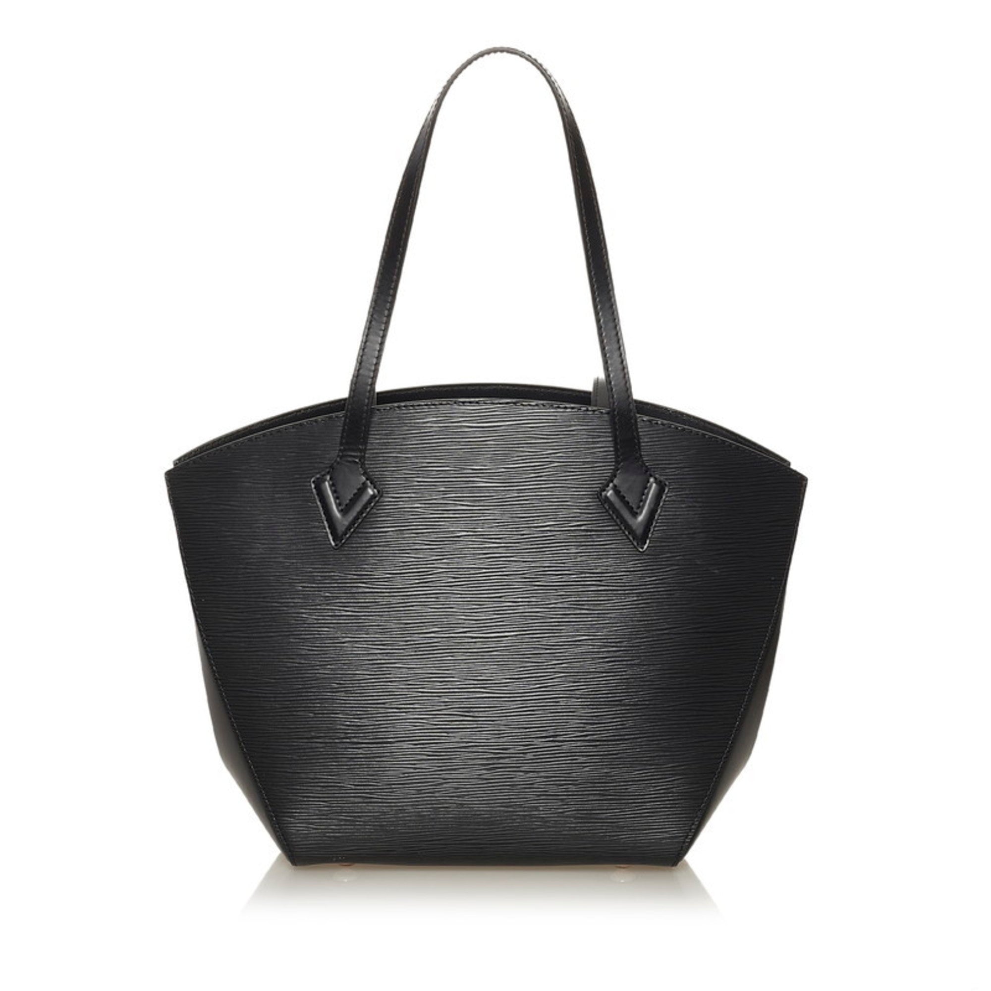 Louis Vuitton Epi Saint-Jacques Tote Bag M50042 Noir Black Leather Ladies LOUIS VUITTON