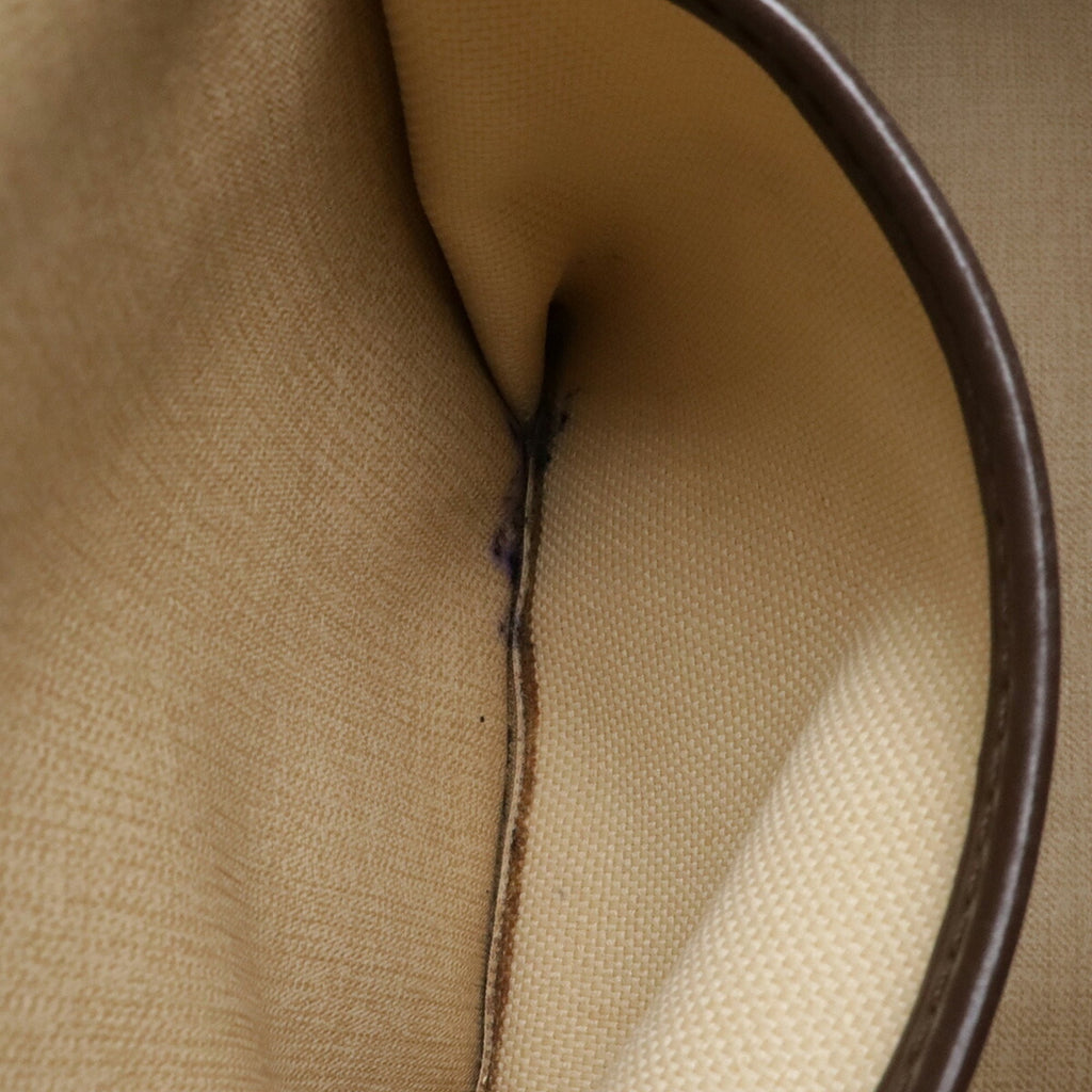 Louis Vuitton Brown Damier Canvas Pvc Handbag