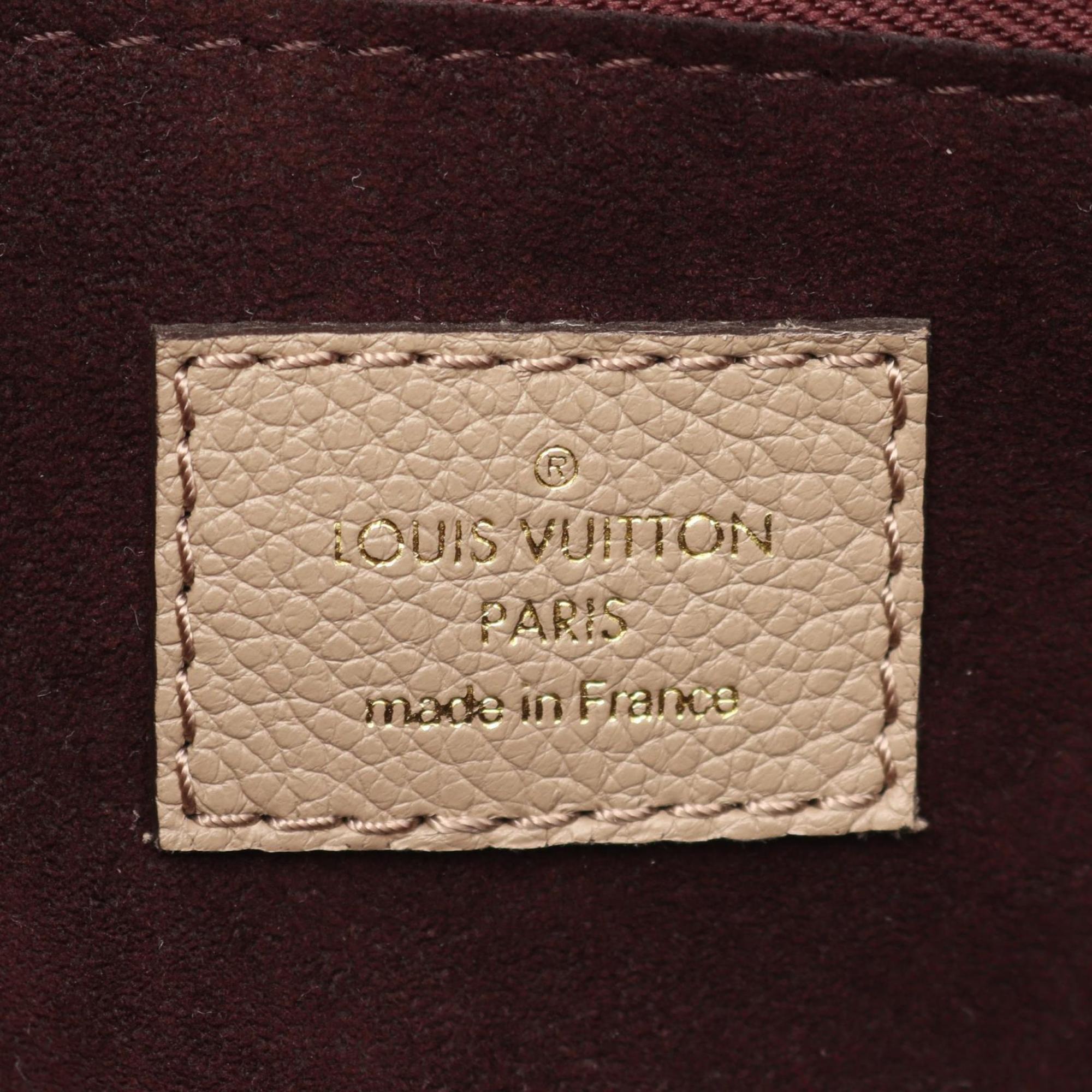 Louis Vuitton Beige Tourterelle Monogram Empreinte Tote Bag