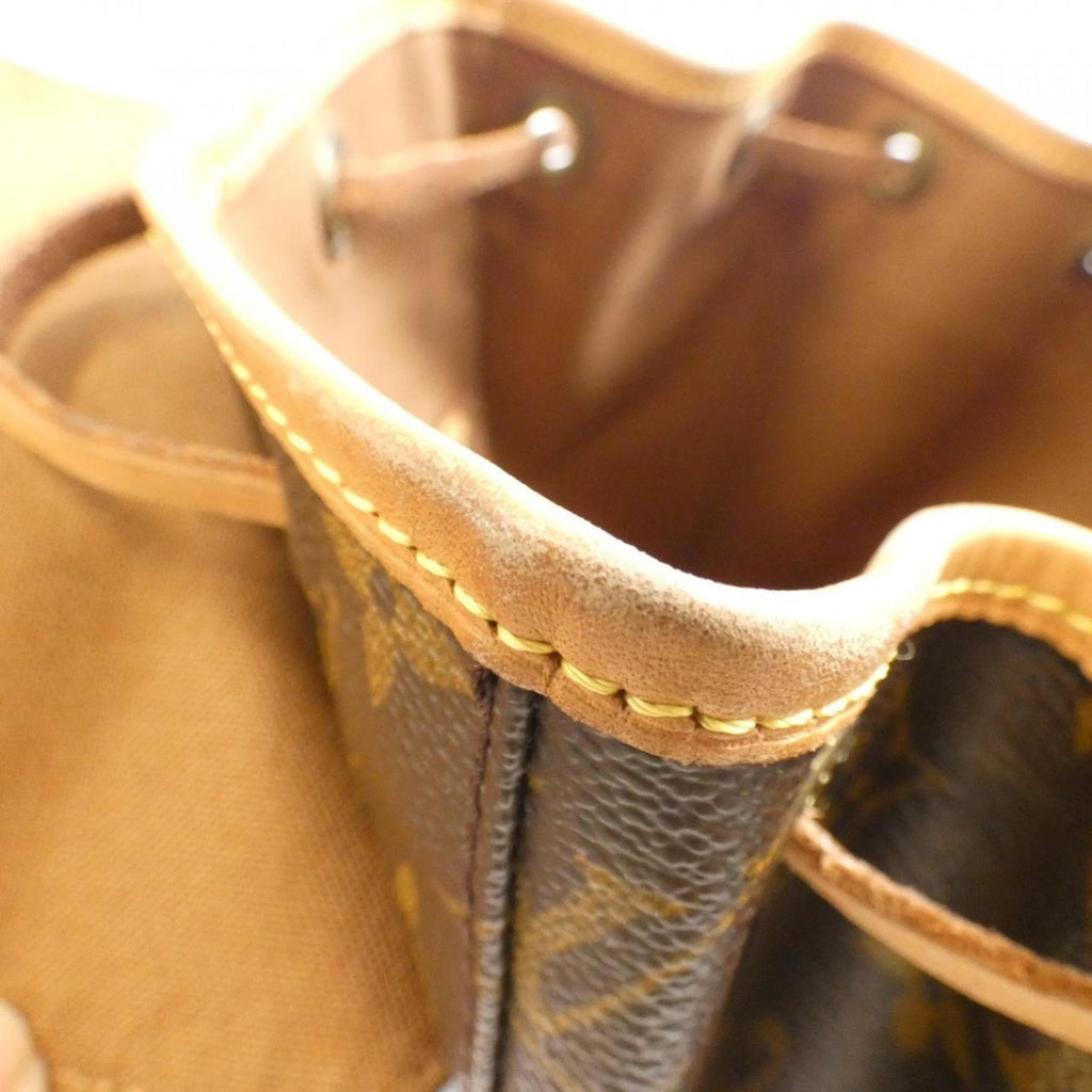 Louis Vuitton Monogram Marron Coated Canvas Backpack