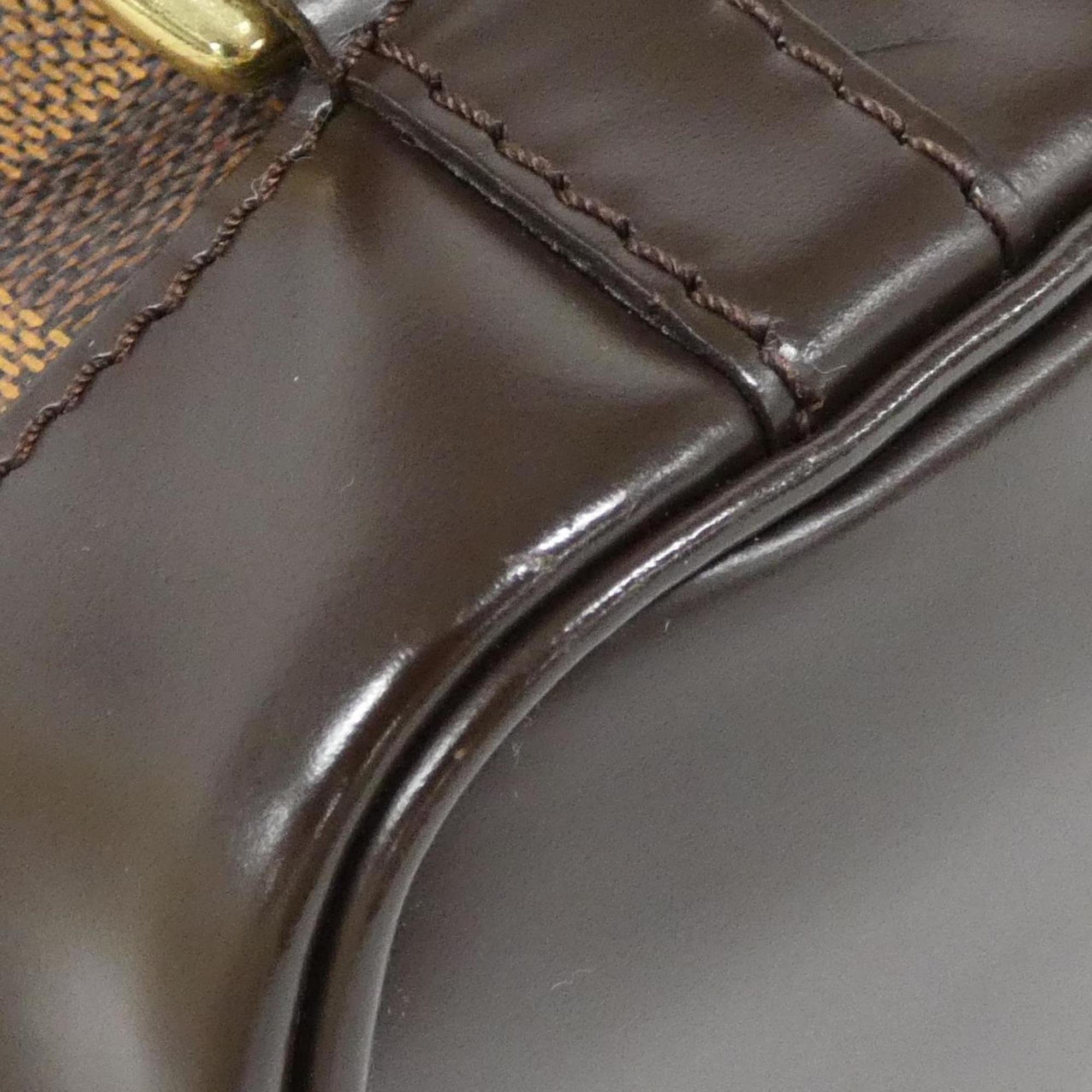 Louis Vuitton Brown Coated Canvas Backpack