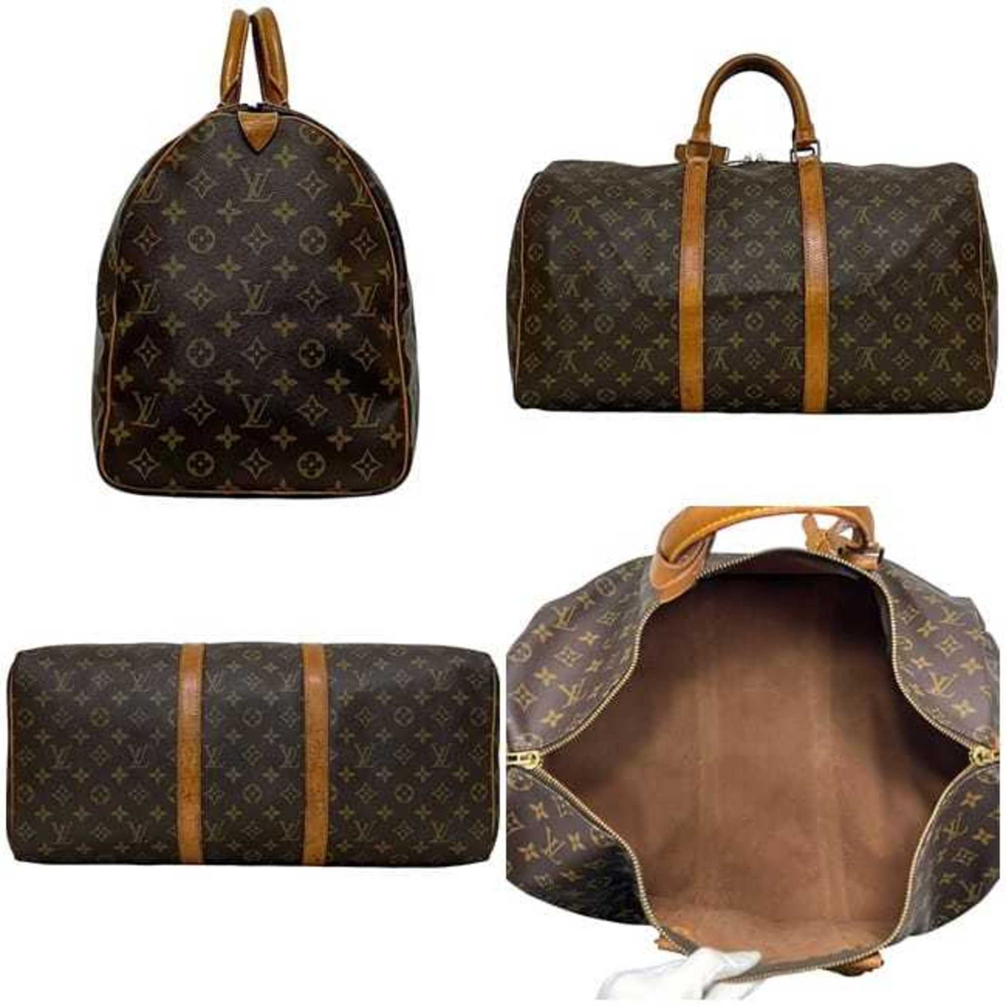 Louis Vuitton Brown Monogram Monogram Boston Bag