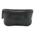 Gucci Gg Imprimé Black Coated Canvas Pvc Leather Fanny Pack Pouch Sling Bag (Pre-Owned)