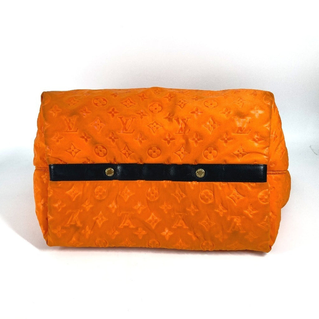 Louis Vuitton Orange Microfiber Shoulder Bag Tote Bag