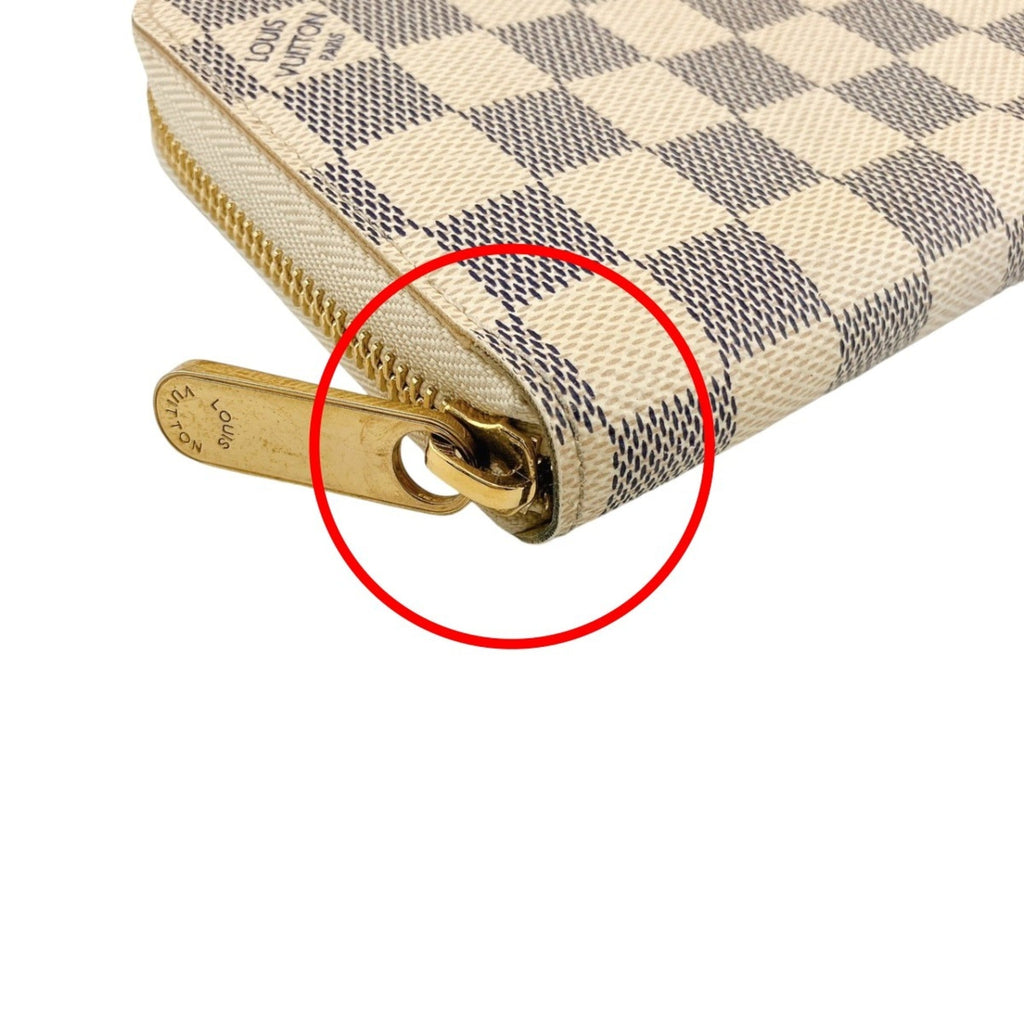 Louis Vuitton Damier Azur White Damier Azur Long Wallet