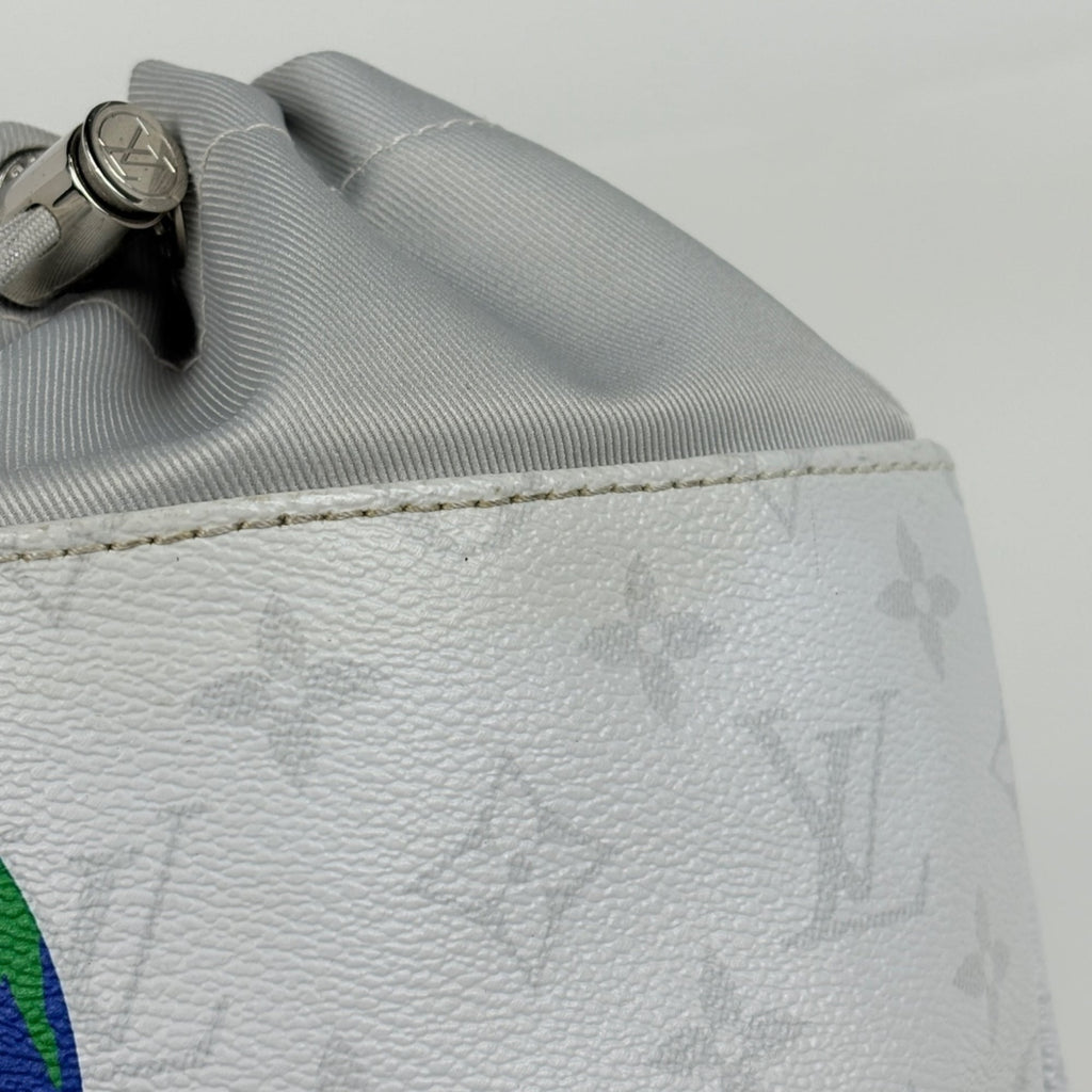 Louis Vuitton White Monogram Shoulder Bag Sling Bag