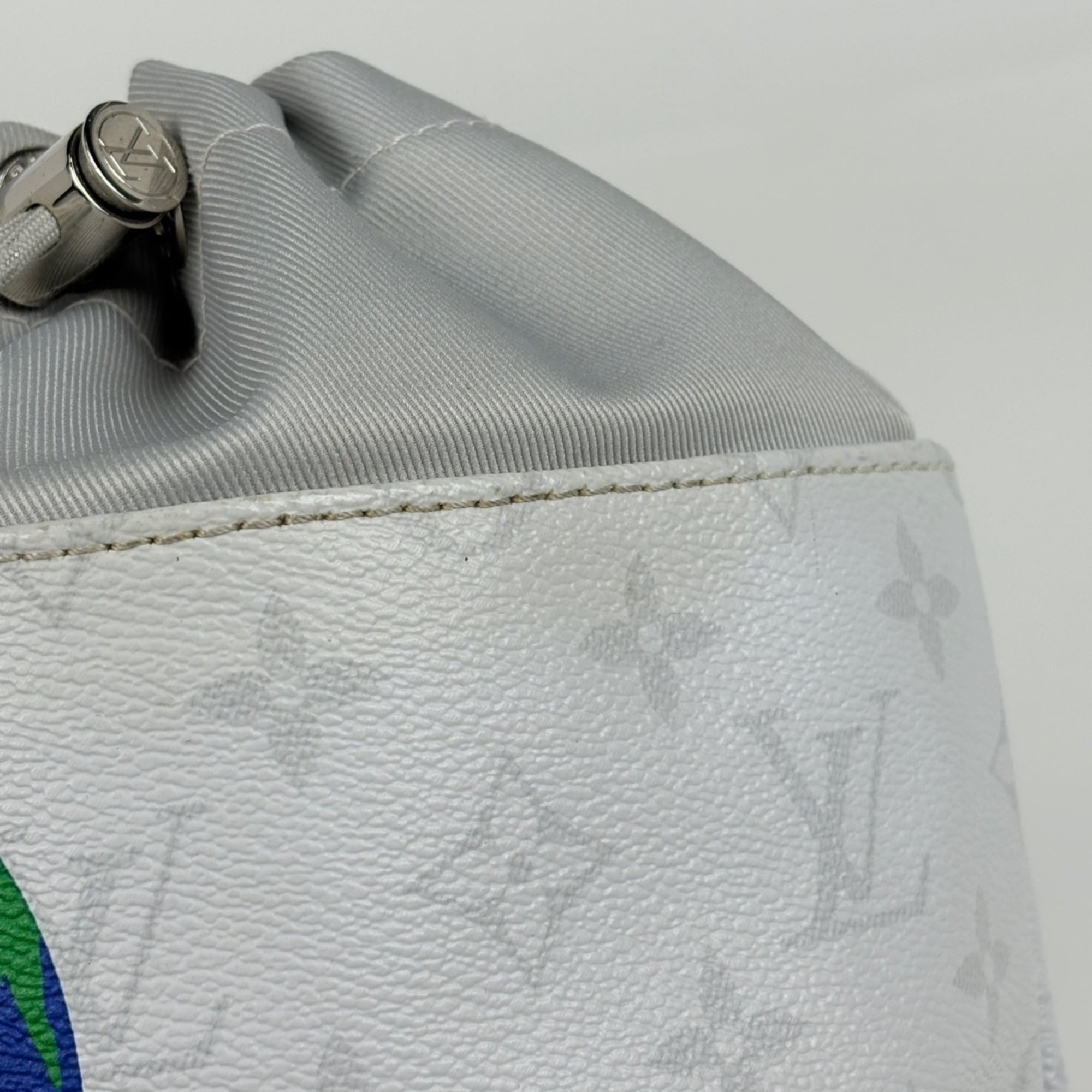 Louis Vuitton White Monogram Shoulder Bag Sling Bag