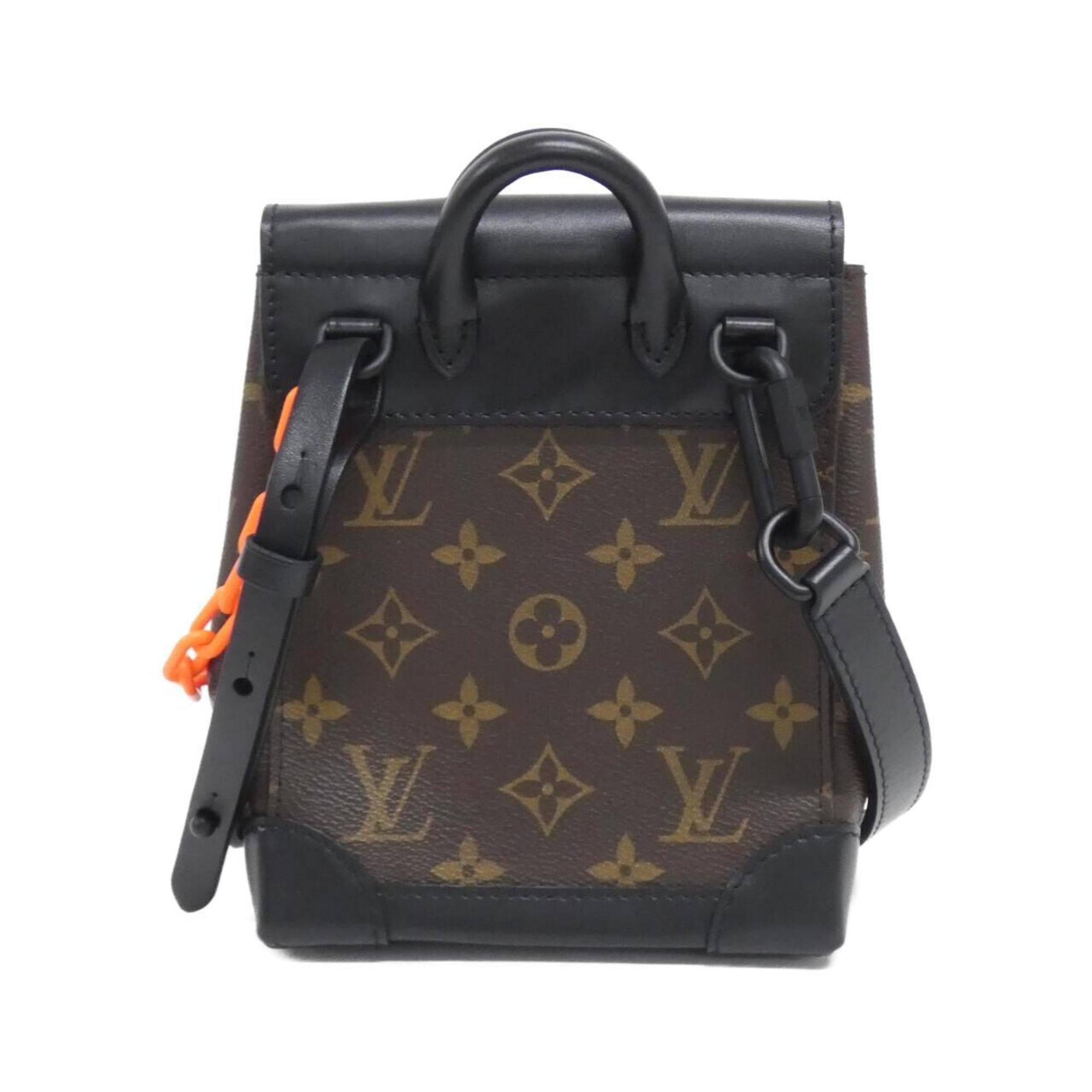 Louis Vuitton Dark Brown Marron Coated Canvas Shoulder Bag