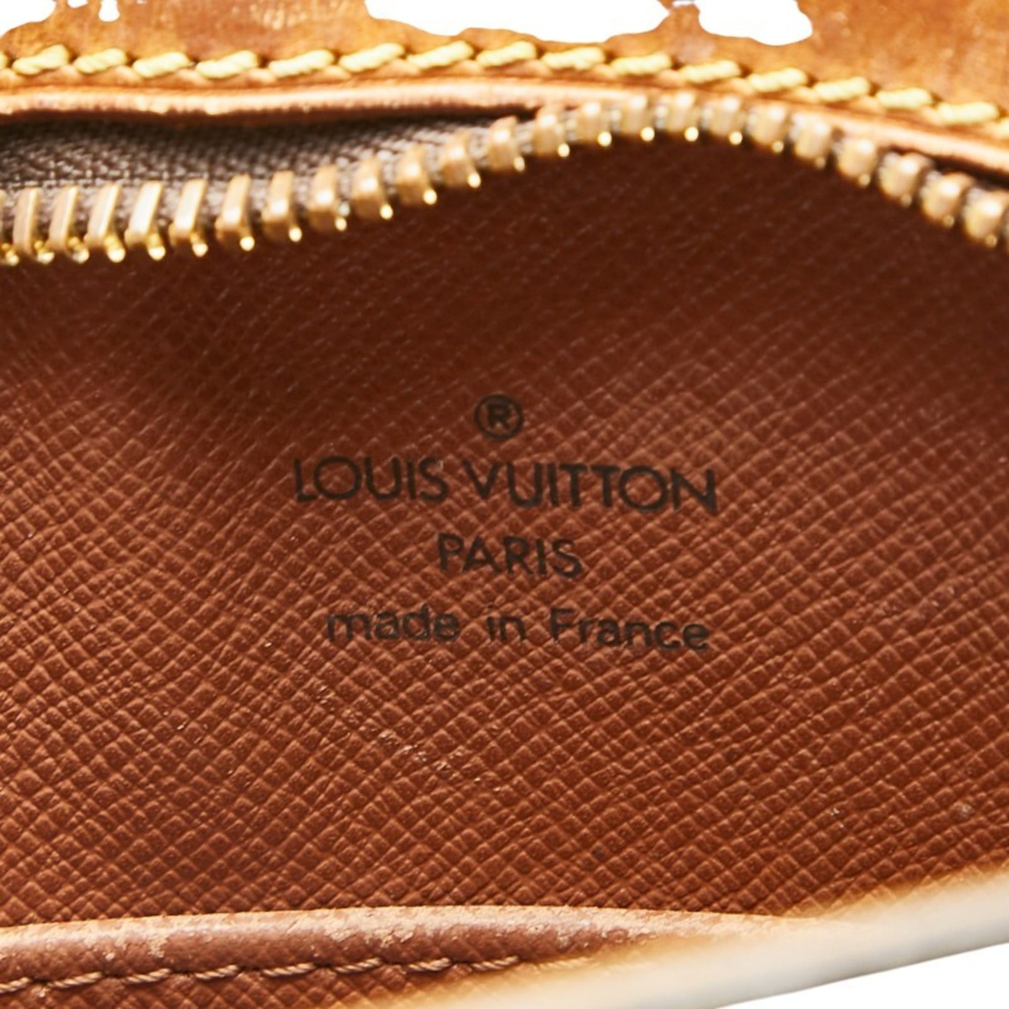 Louis Vuitton Brown Pvc Leather Shoulder Bag