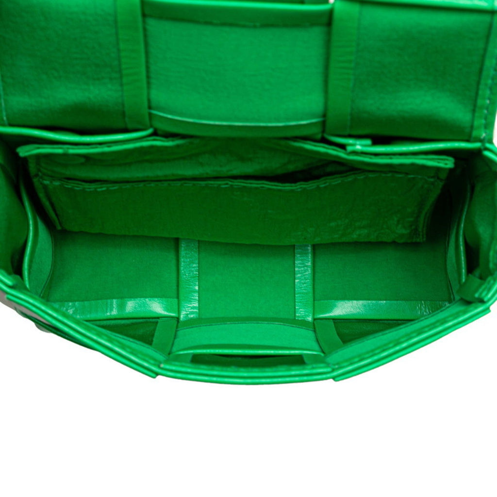 Bottega Veneta Green Leather Shoulder Bag