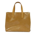 Louis Vuitton Beige Noisette Monogram Vernis Handbag Tote Bag