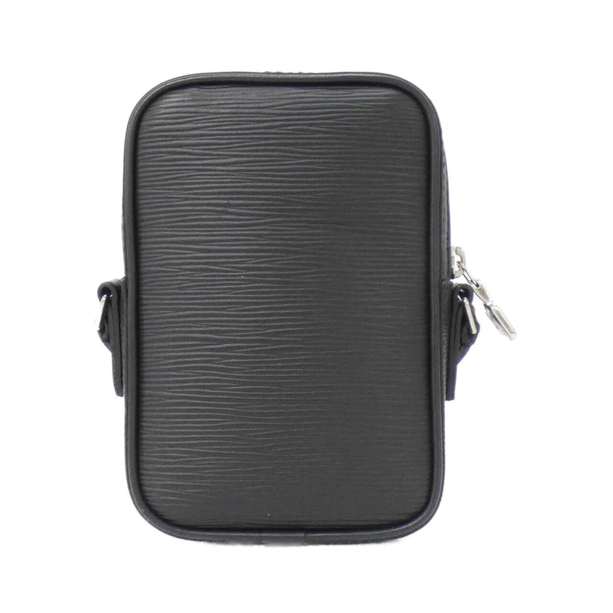 Louis Vuitton Black Jaune Leather Shoulder Bag