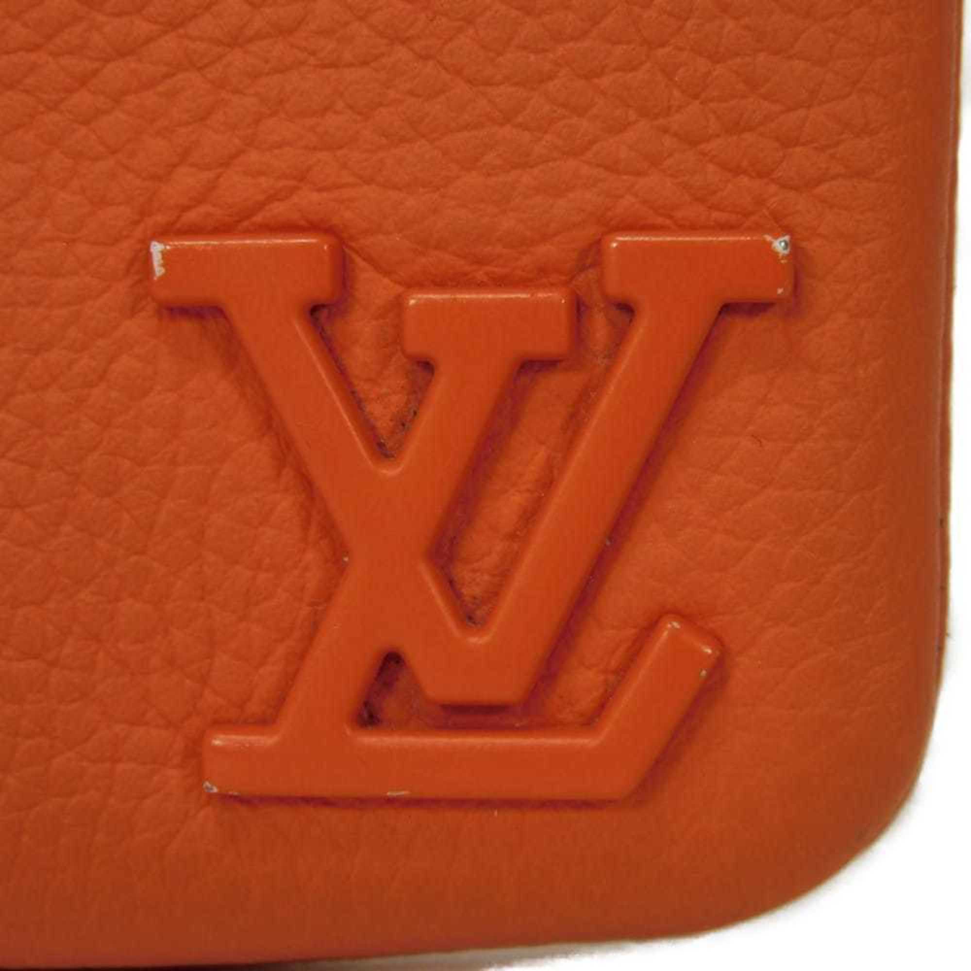Louis Vuitton Orange Coin Purse/Coin Case